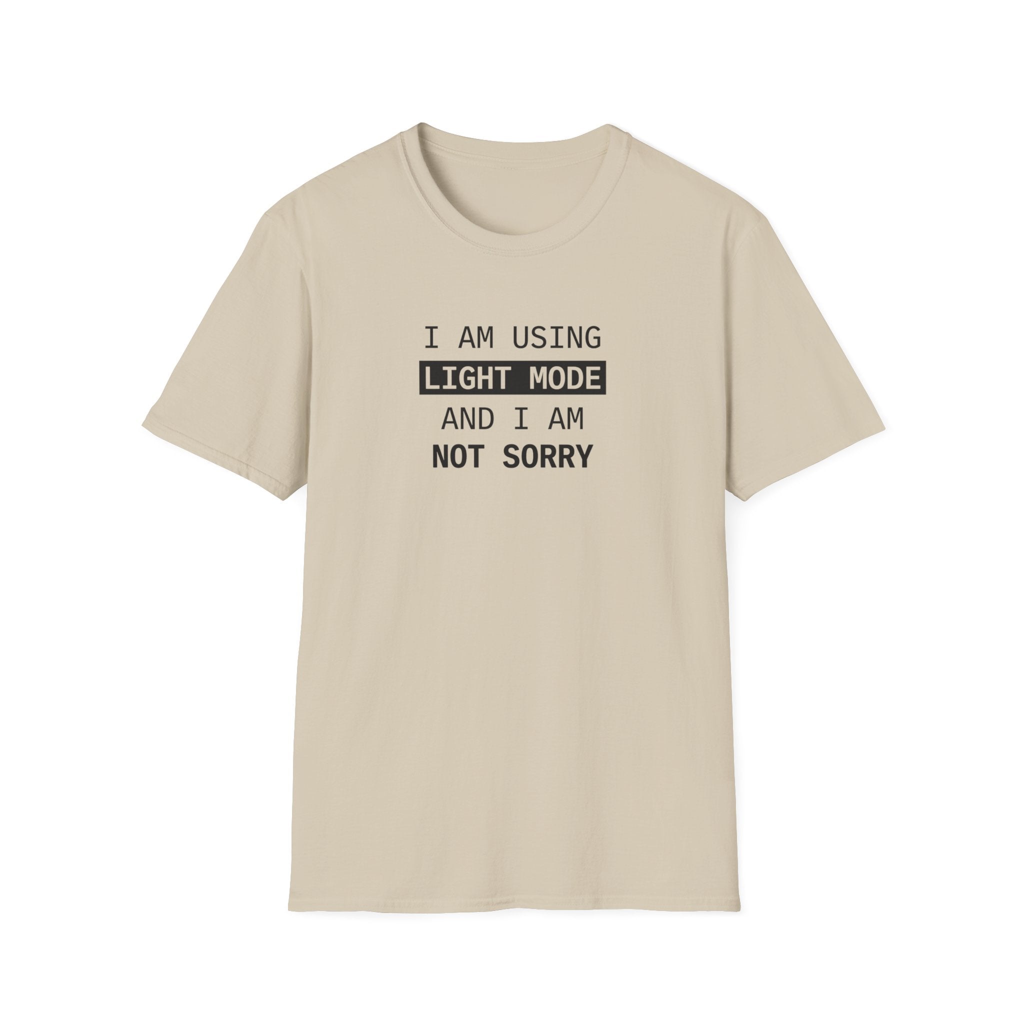 I Am Using Light Mode T-Shirt