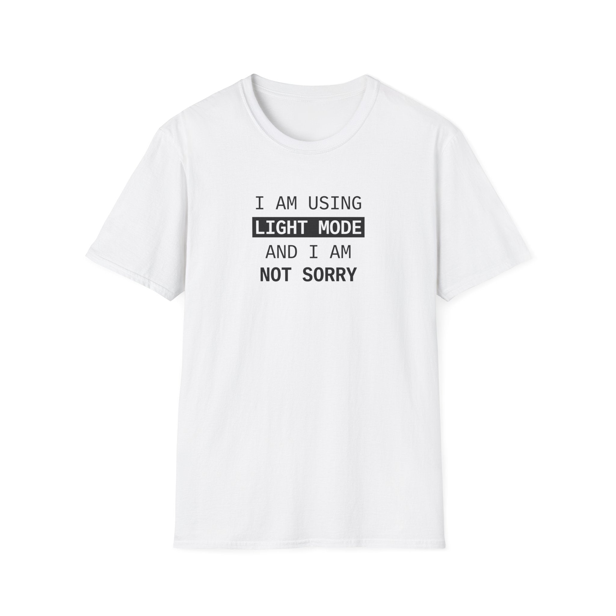 I Am Using Light Mode T-Shirt