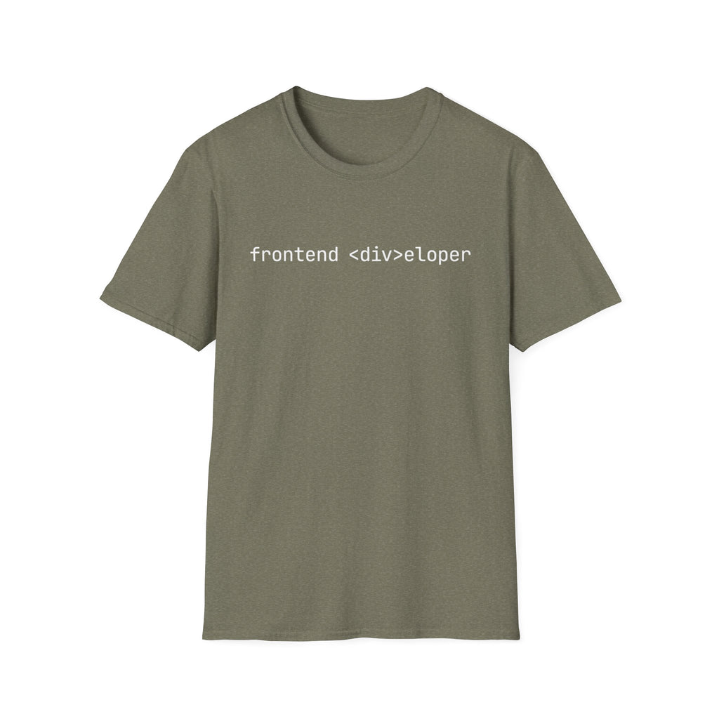 Fontend Developer Div T-Shirt