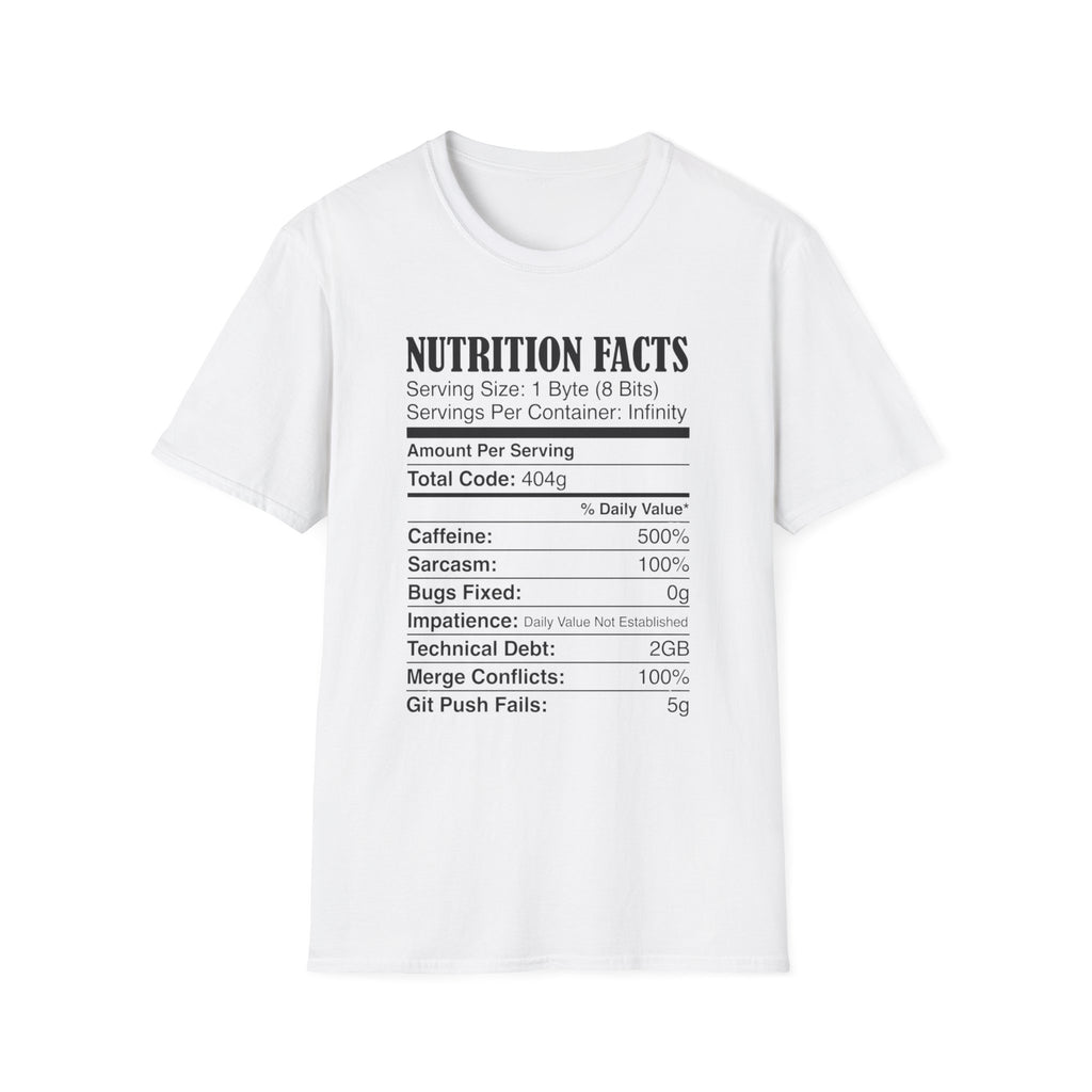 Nutrition Facts T-Shirt