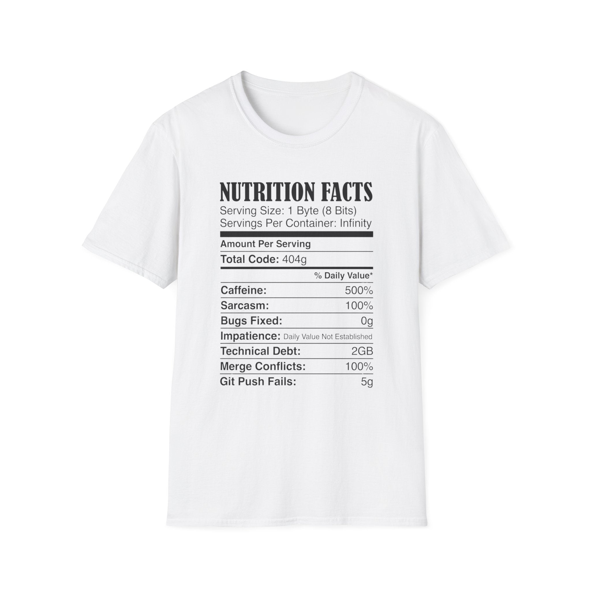 Nutrition Facts T-Shirt