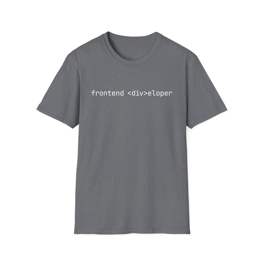 Fontend Developer Div T-Shirt