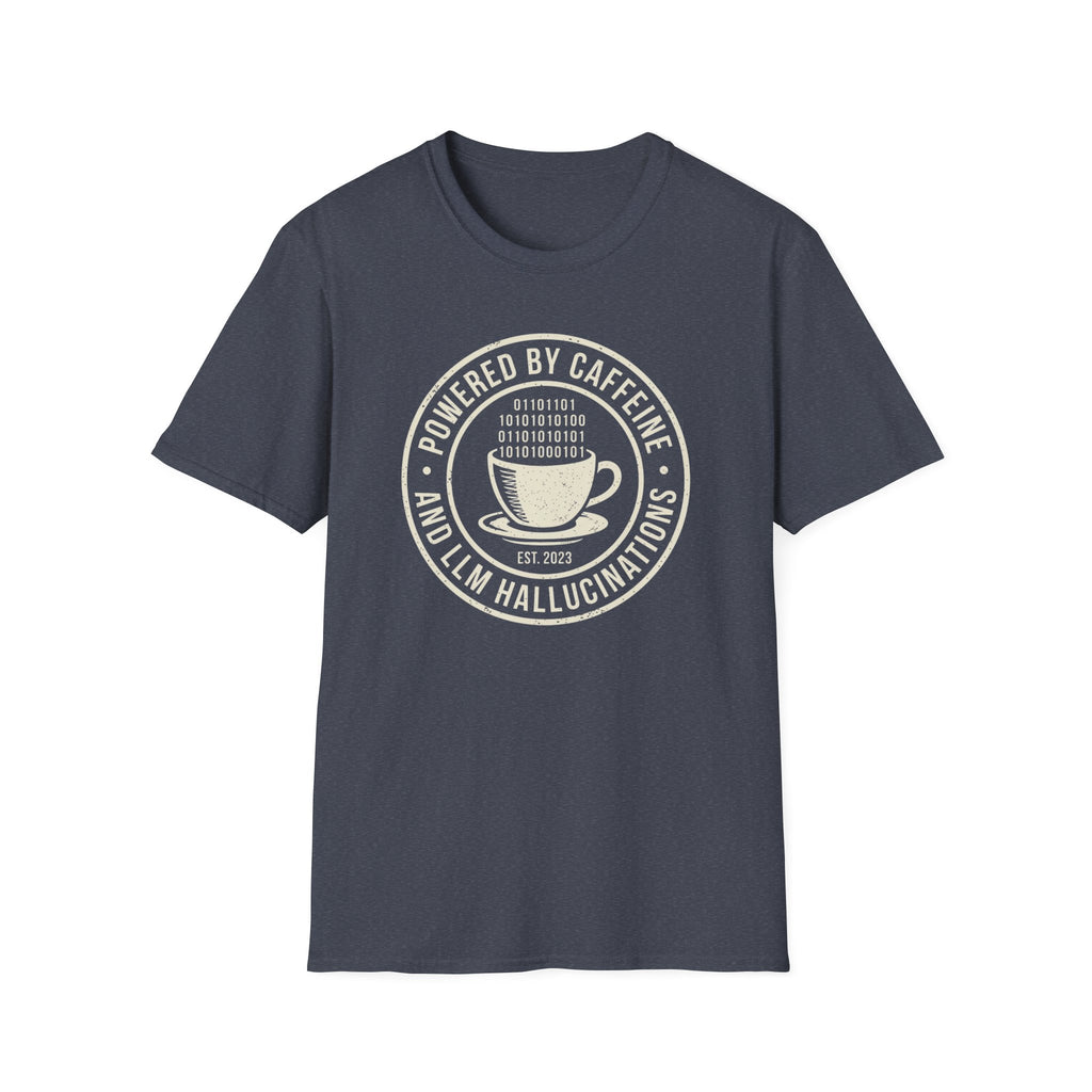 Powered By Caffeine And LLM T-Shirt
