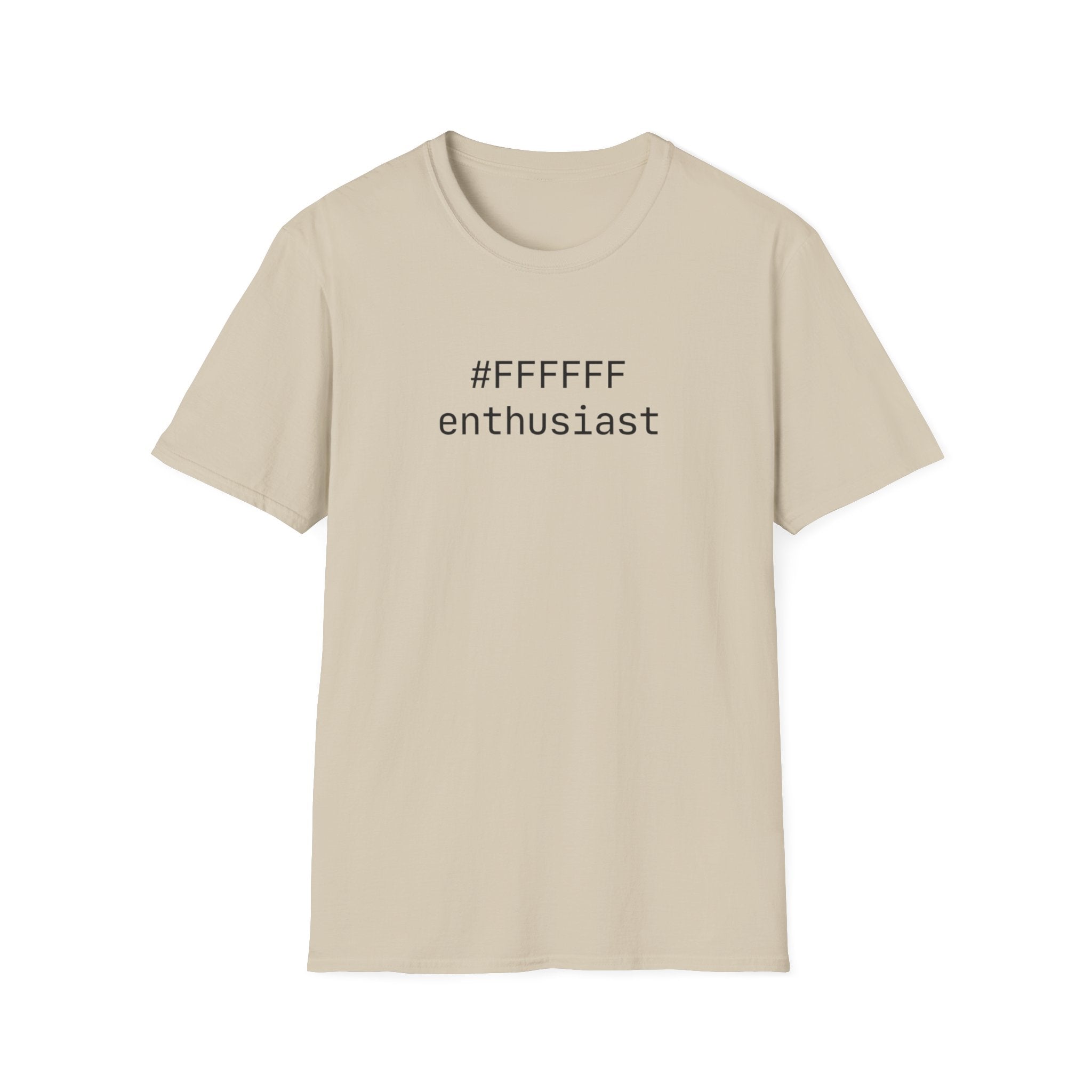 #FFFFFF Enthusiast T-Shirt