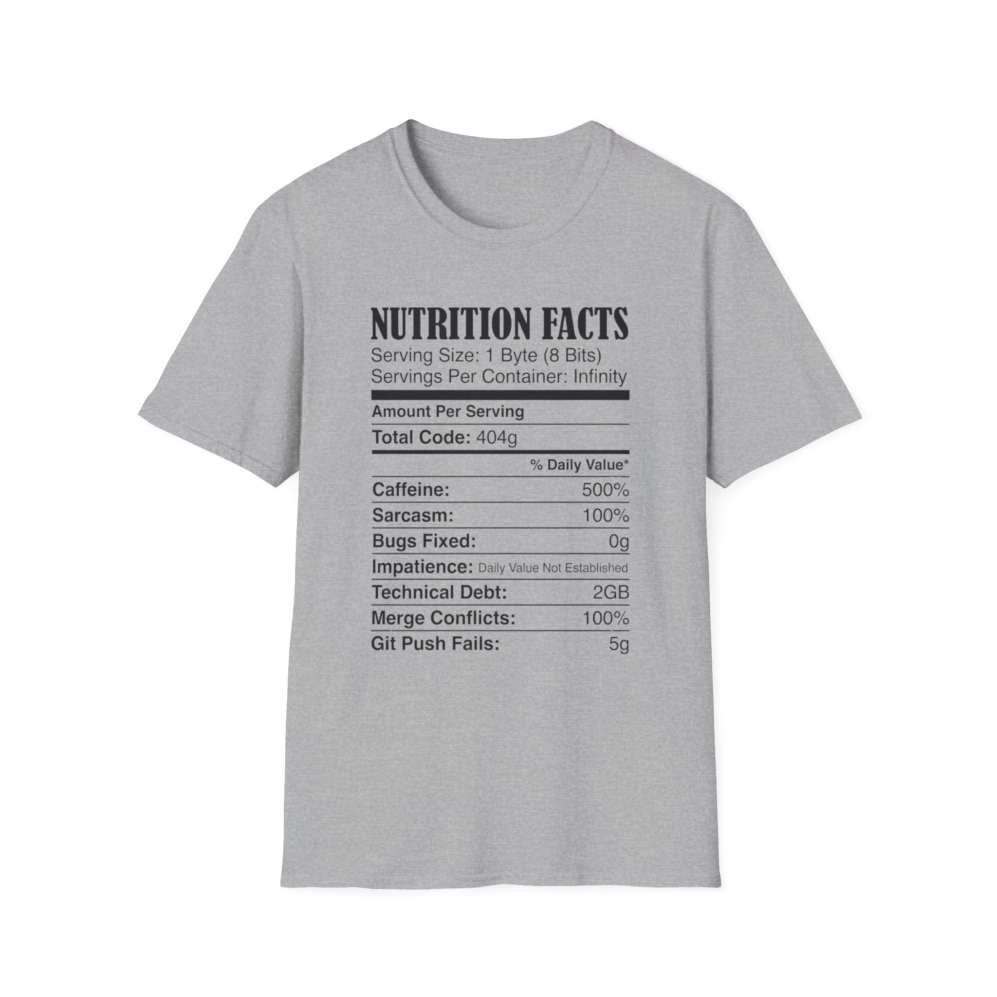 Nutrition Facts T-Shirt