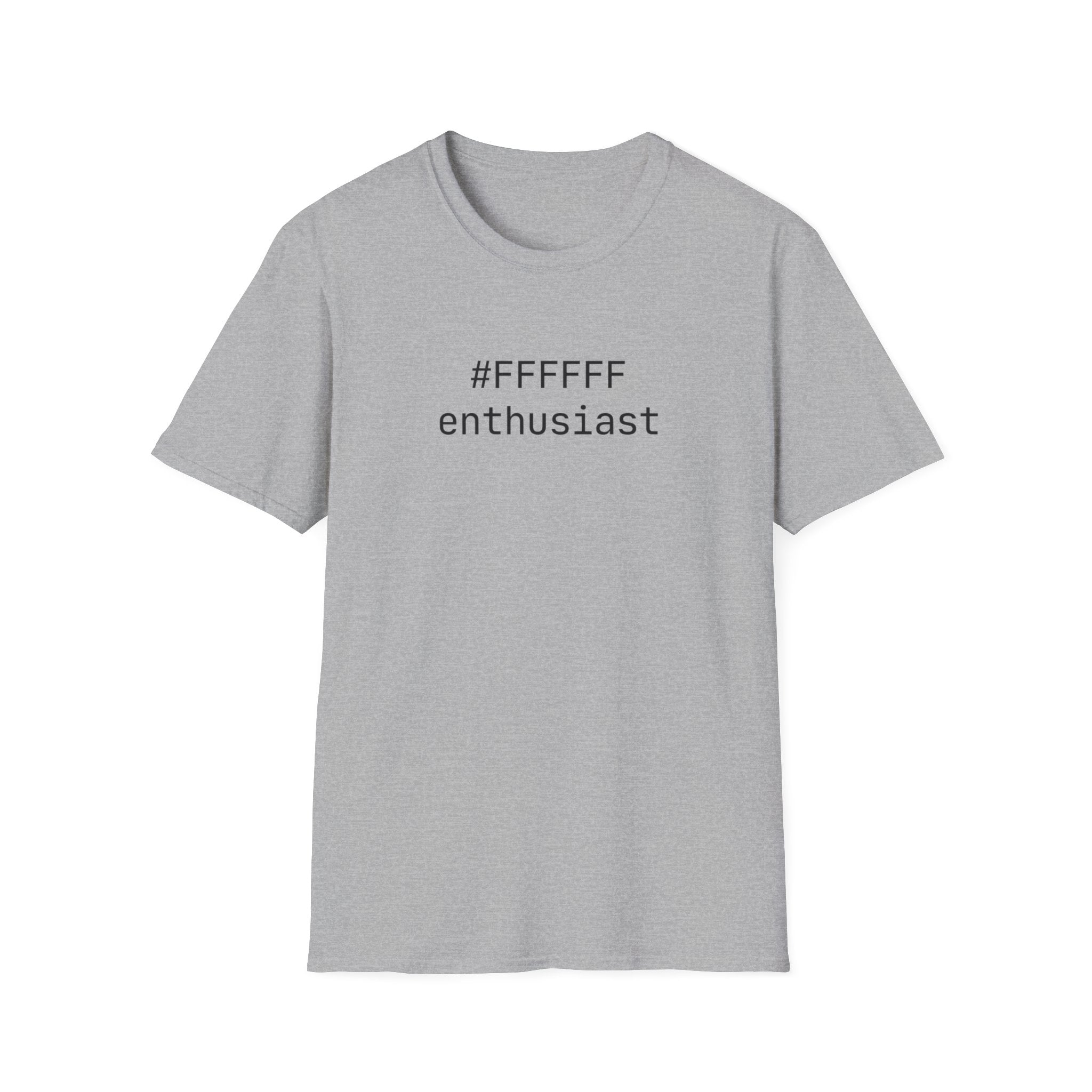 #FFFFFF Enthusiast T-Shirt