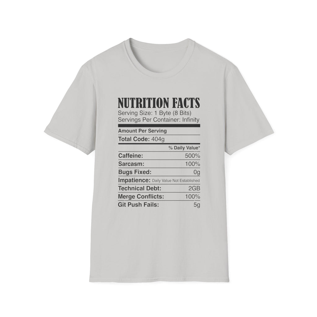Nutrition Facts T-Shirt