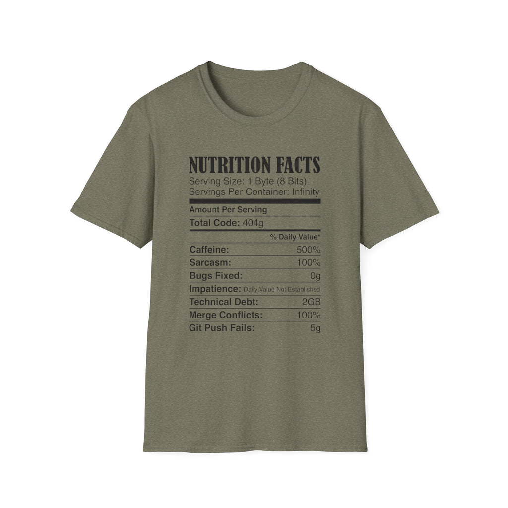 Nutrition Facts T-Shirt