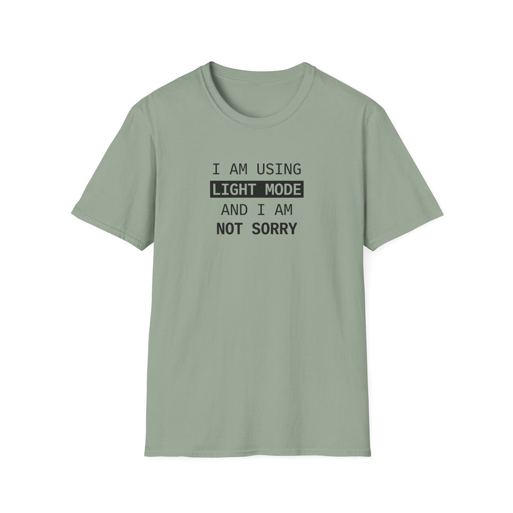 I Am Using Light Mode T-Shirt