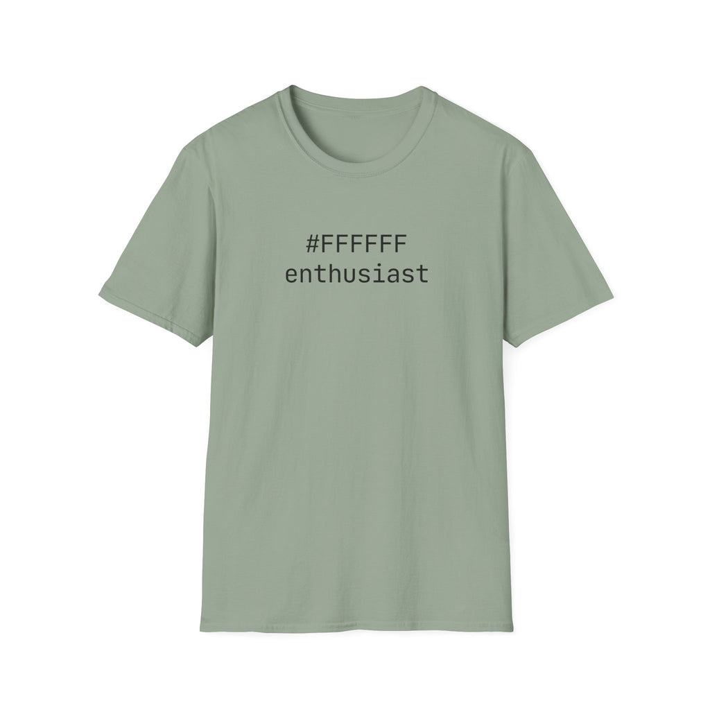 #FFFFFF Enthusiast T-Shirt