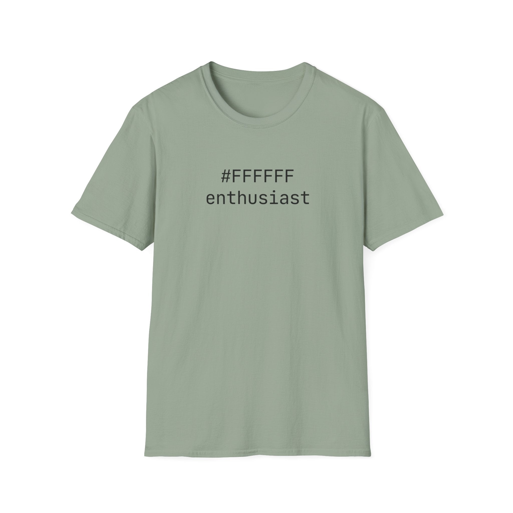 #FFFFFF Enthusiast T-Shirt