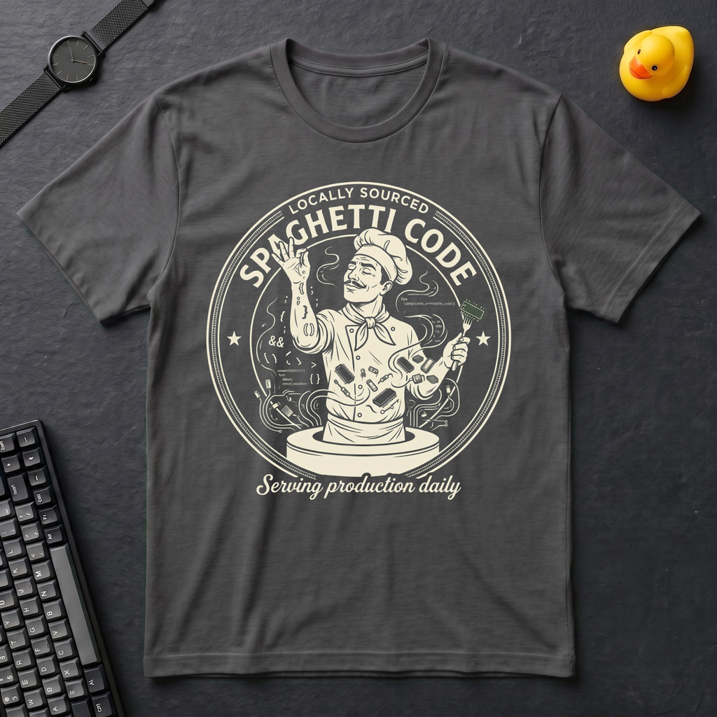 Locally Sourced Spaghetti Code T-Shirt