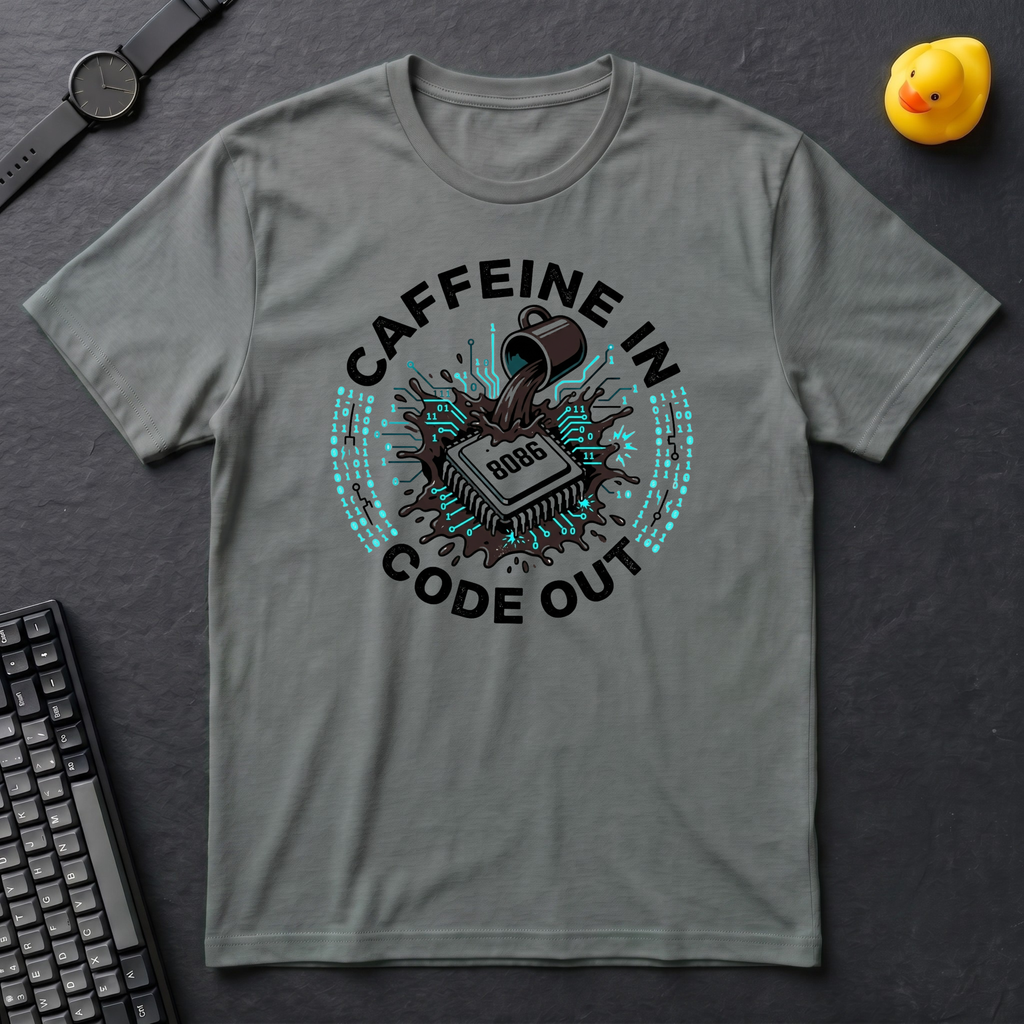 Caffeine In Code Out T-Shirt