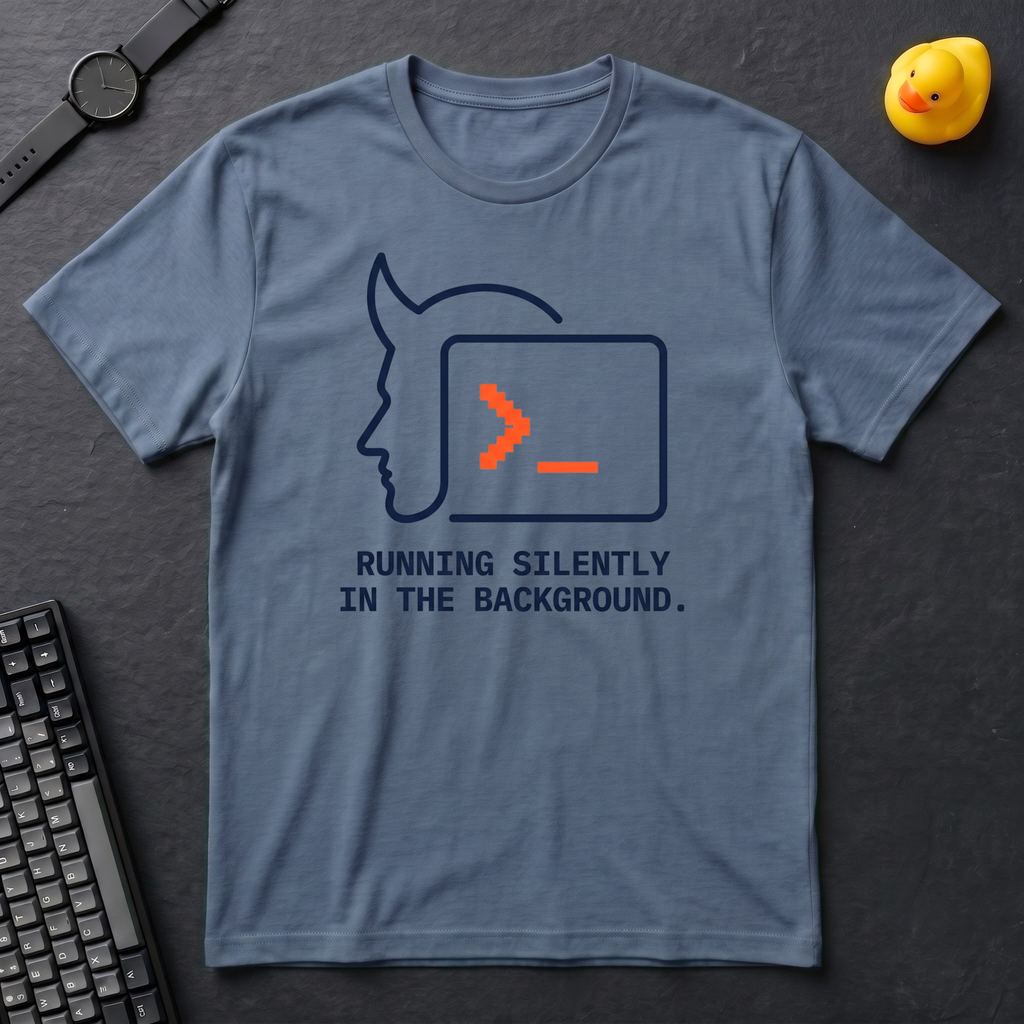 Daemon Running Silently T-Shirt