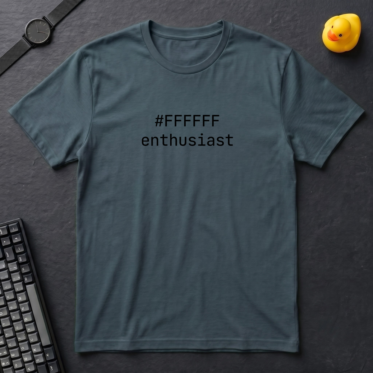 #FFFFFF Enthusiast T-Shirt